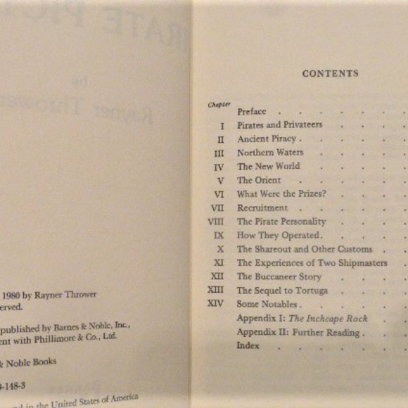 1st Ed. 1980 The Pirate Pictures Rayner Thrower HC/DJ Myth Folklore History - Picture 3 of 4